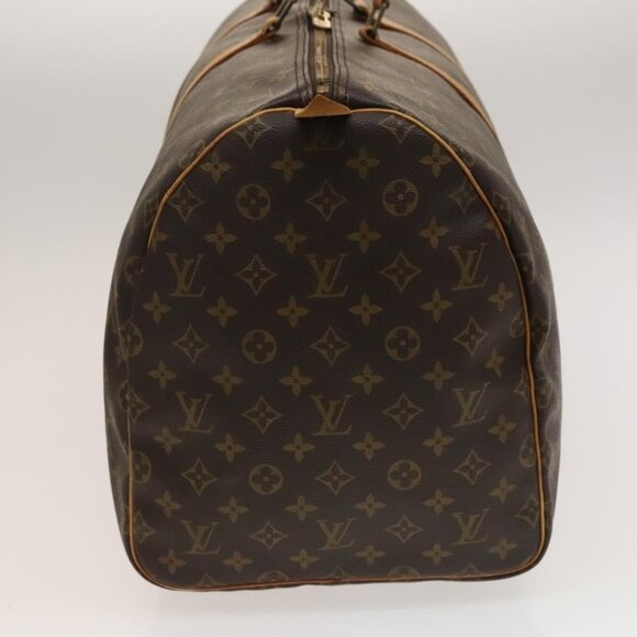 LOUIS VUITTON Monogram Keepall 55 Boston Bag M41424 LV Auth 131775 - Picture 5 of 16